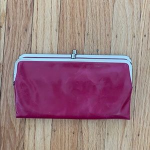 Hobo International Wallet fuchsia leather